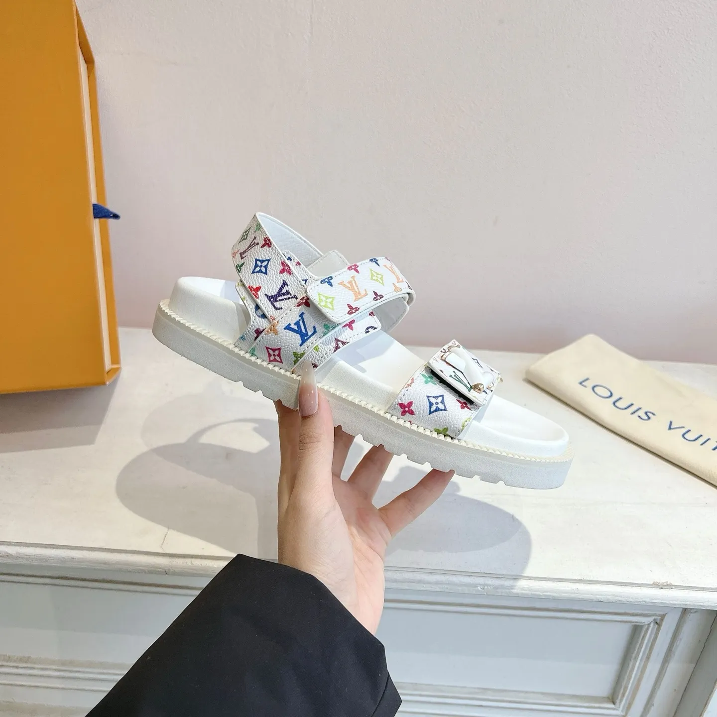 👟👟Ex-factory price 420👟👟 Lv summer boat trailer series, 35-45 with full package